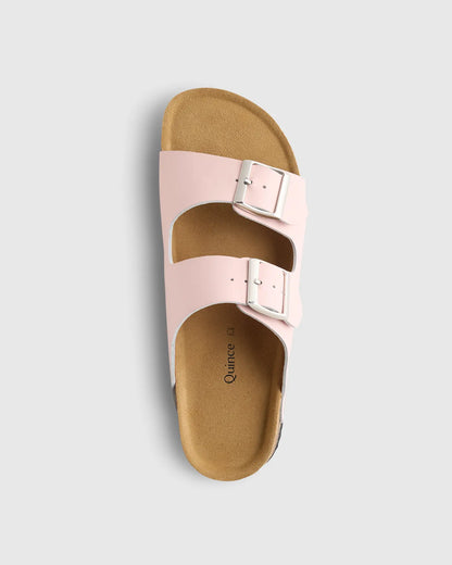 Nappa Leather Double Buckle Slide - US 5706