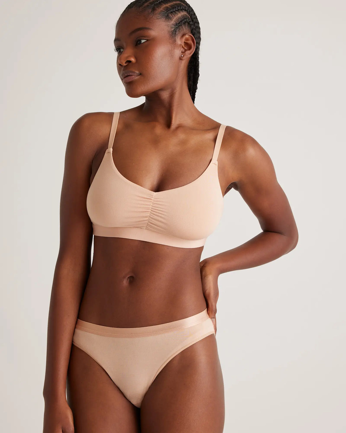 Micromodal Ruched Bralette (2-pack) - US 1078
