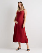 Washable Stretch Silk Maternity Slip Dress - US 9609