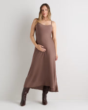 Washable Stretch Silk Maternity Slip Dress - US 4263