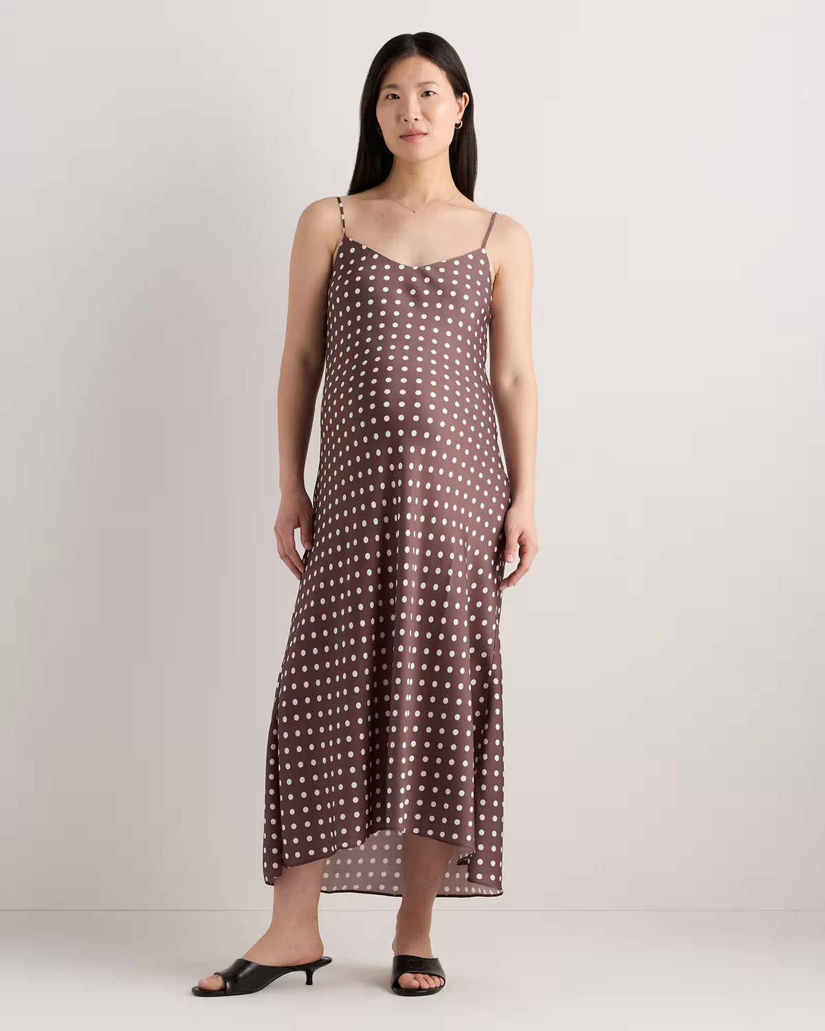 Washable Stretch Silk Maternity Slip Dress - US 3006