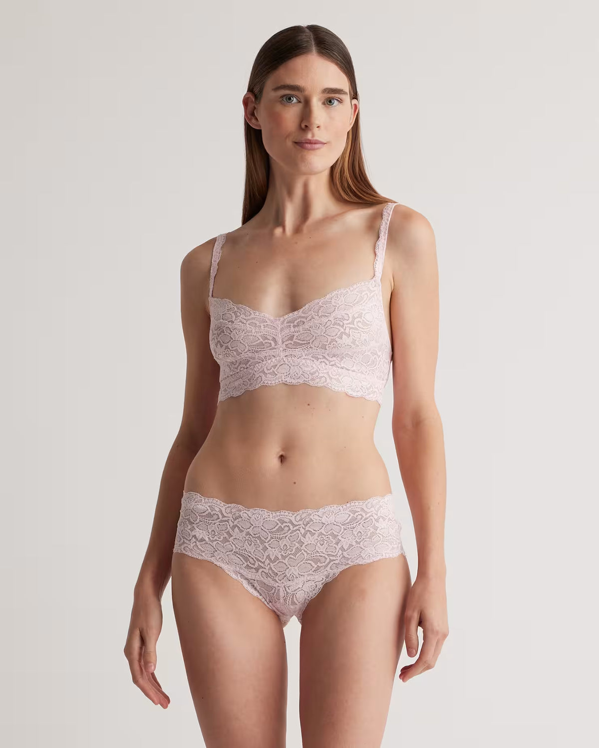 Stretch Lace Sweetheart Bralette (2-pack) - US 0298