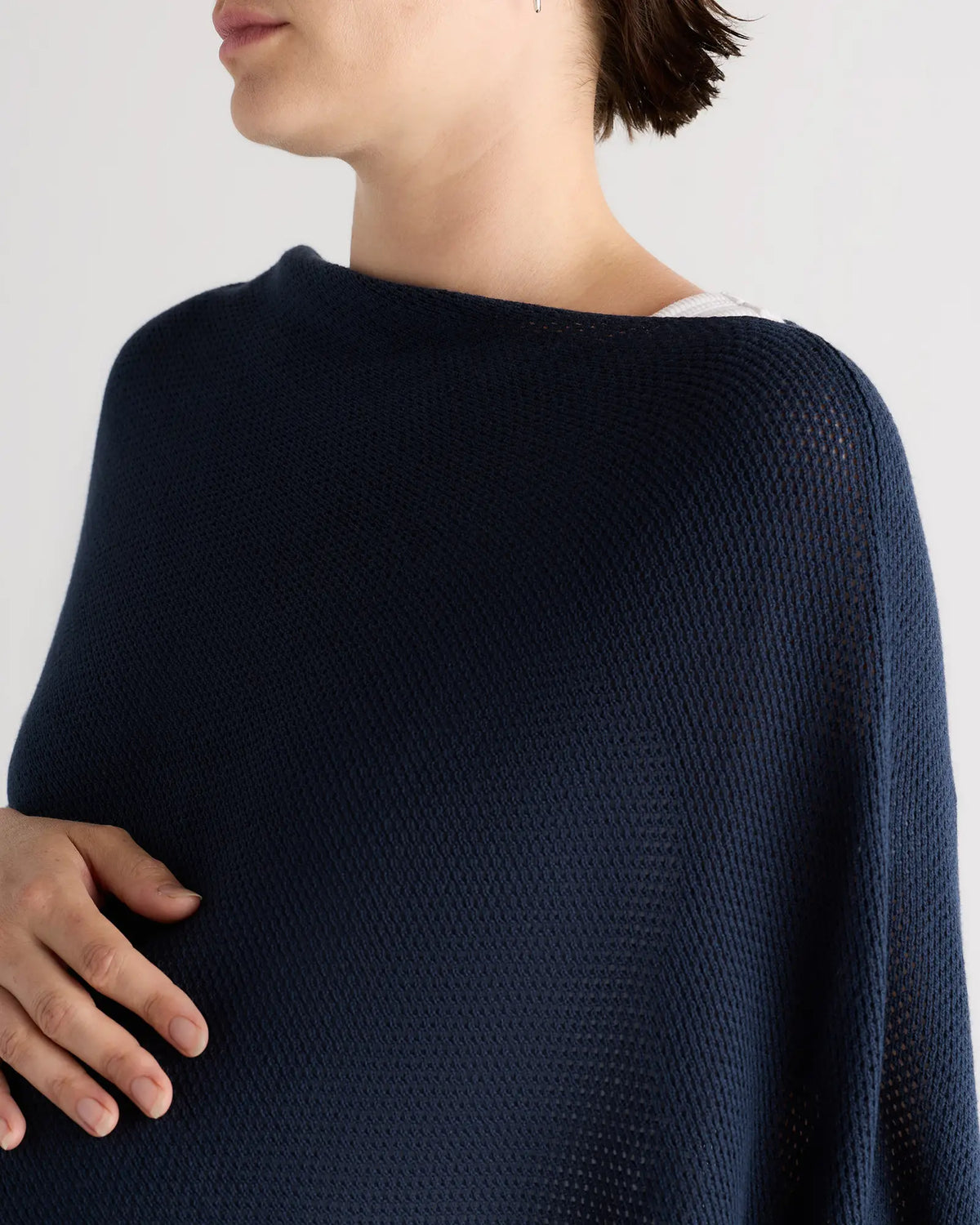 Lightweight Cotton Cashmere Nursing Shawl - US 9256