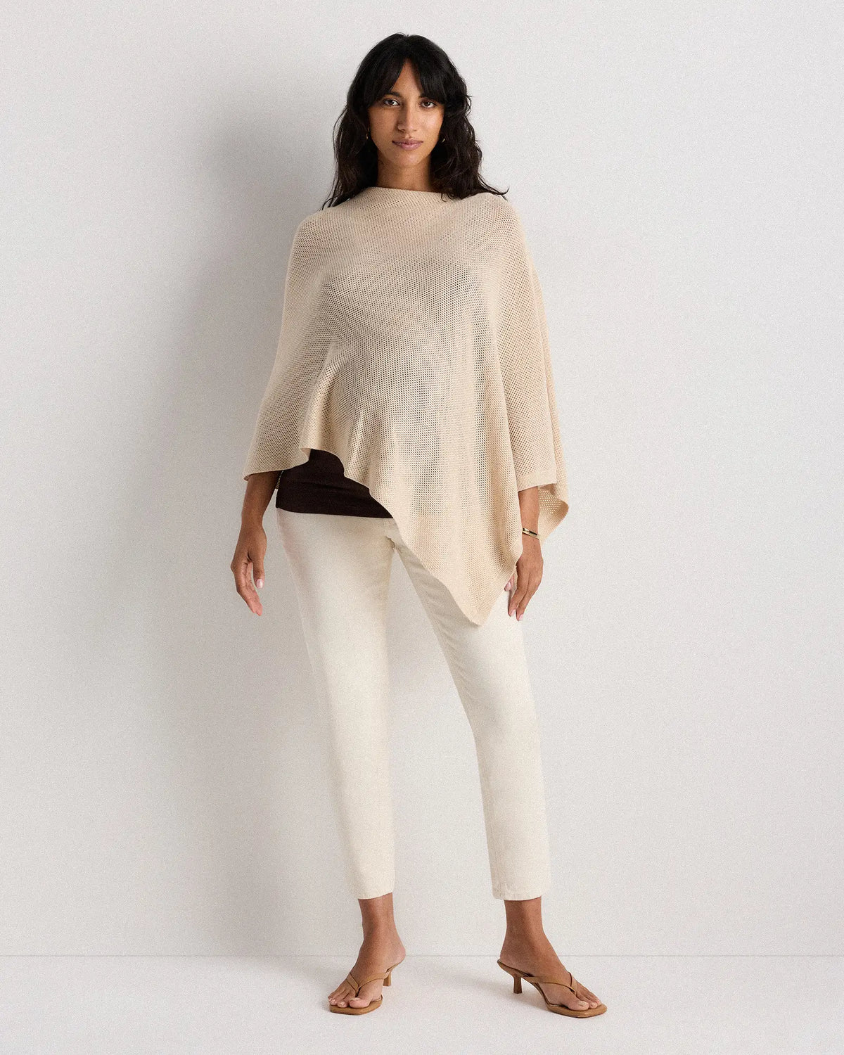 Lightweight Cotton Cashmere Nursing Shawl - US 7148