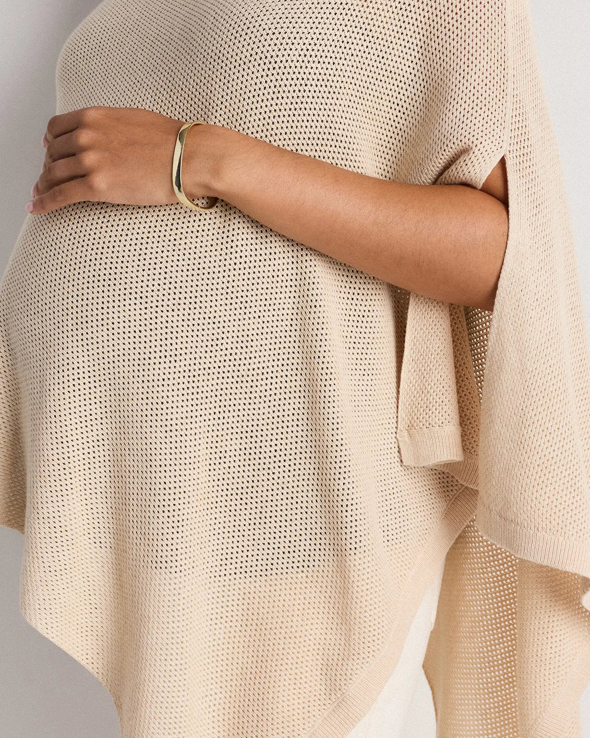 Lightweight Cotton Cashmere Nursing Shawl - US 7148