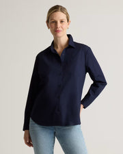 100% Organic Cotton Poplin Maternity Long Sleeve Shirt - US 6007