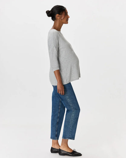 Bamboo Jersey Maternity Long Sleeve Tee (2-pack) - US 0288