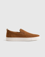 Italian Calfskin Suede Slip-On Sneaker - US 1260