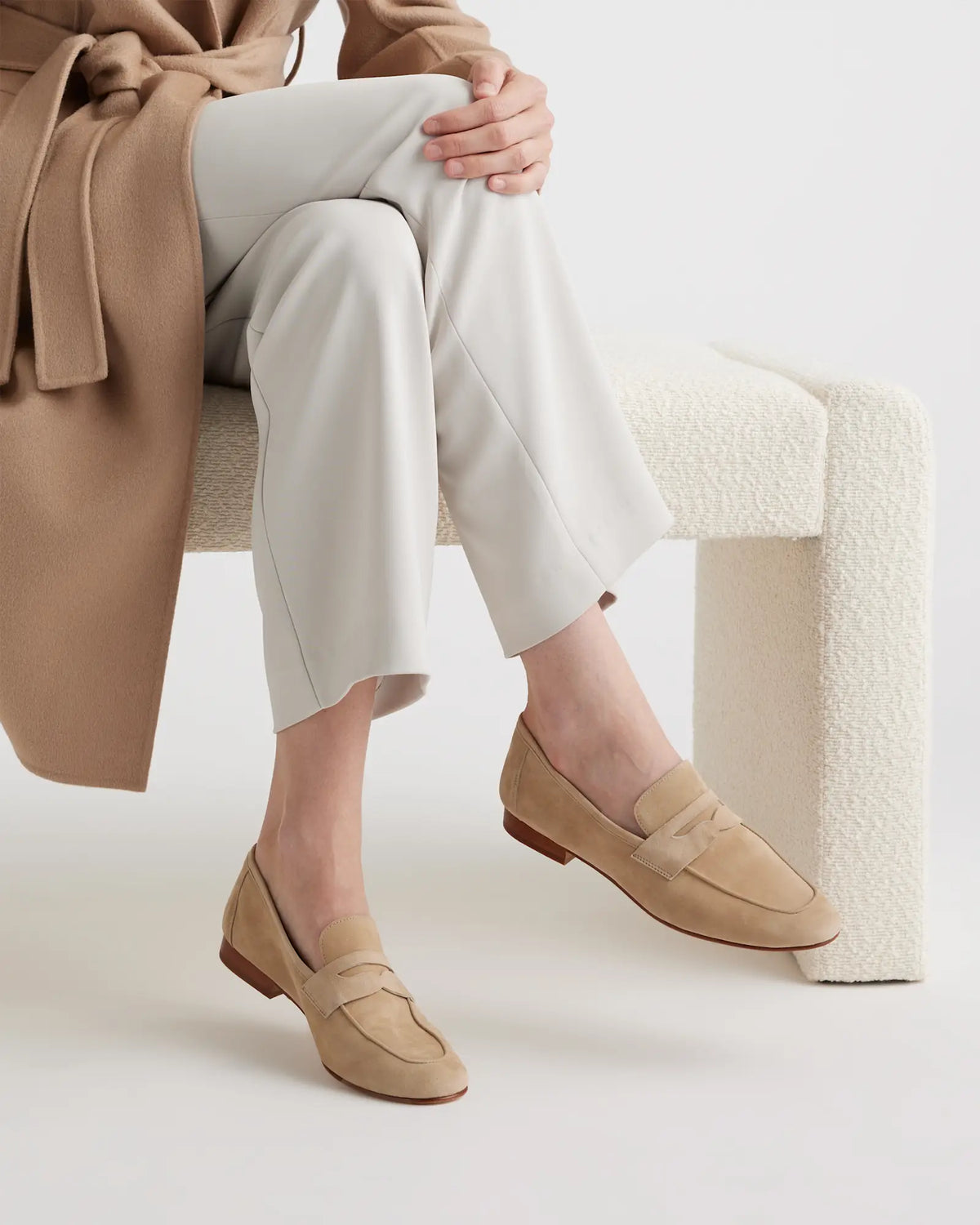 Italian Suede Penny Loafer - US 2705