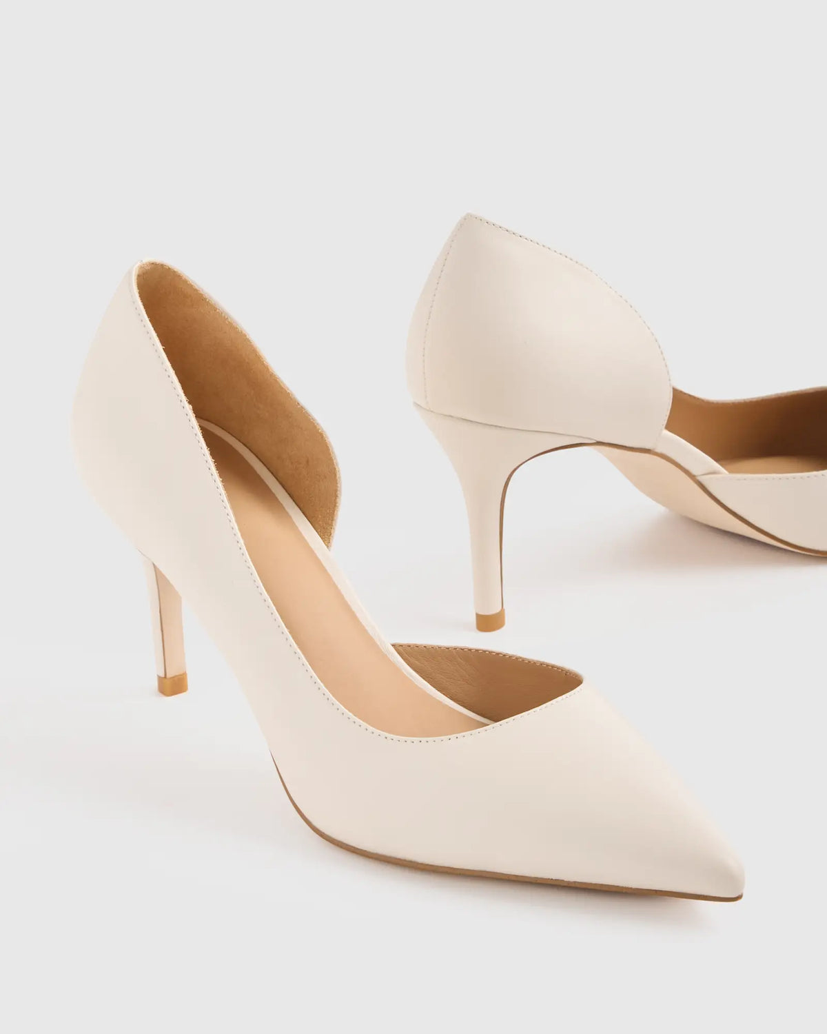Italian Leather 75mm d'Orsay Pump - US 0977