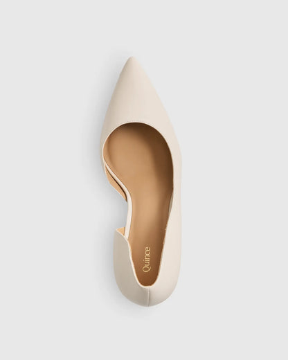 Italian Leather 75mm d'Orsay Pump - US 0977