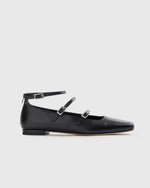Italian Leather Strappy Ballet Flat - US 3049