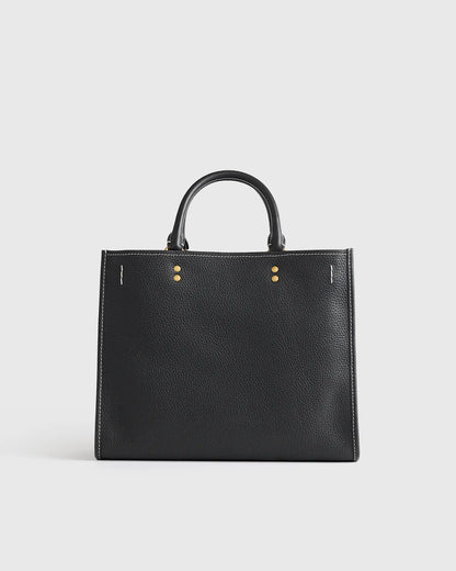 Italian Leather Medium Convertible Satchel - US 7287