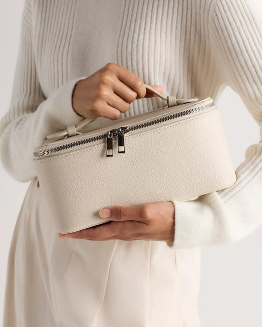 Italian Leather Travel Cosmetic Case - US 9066