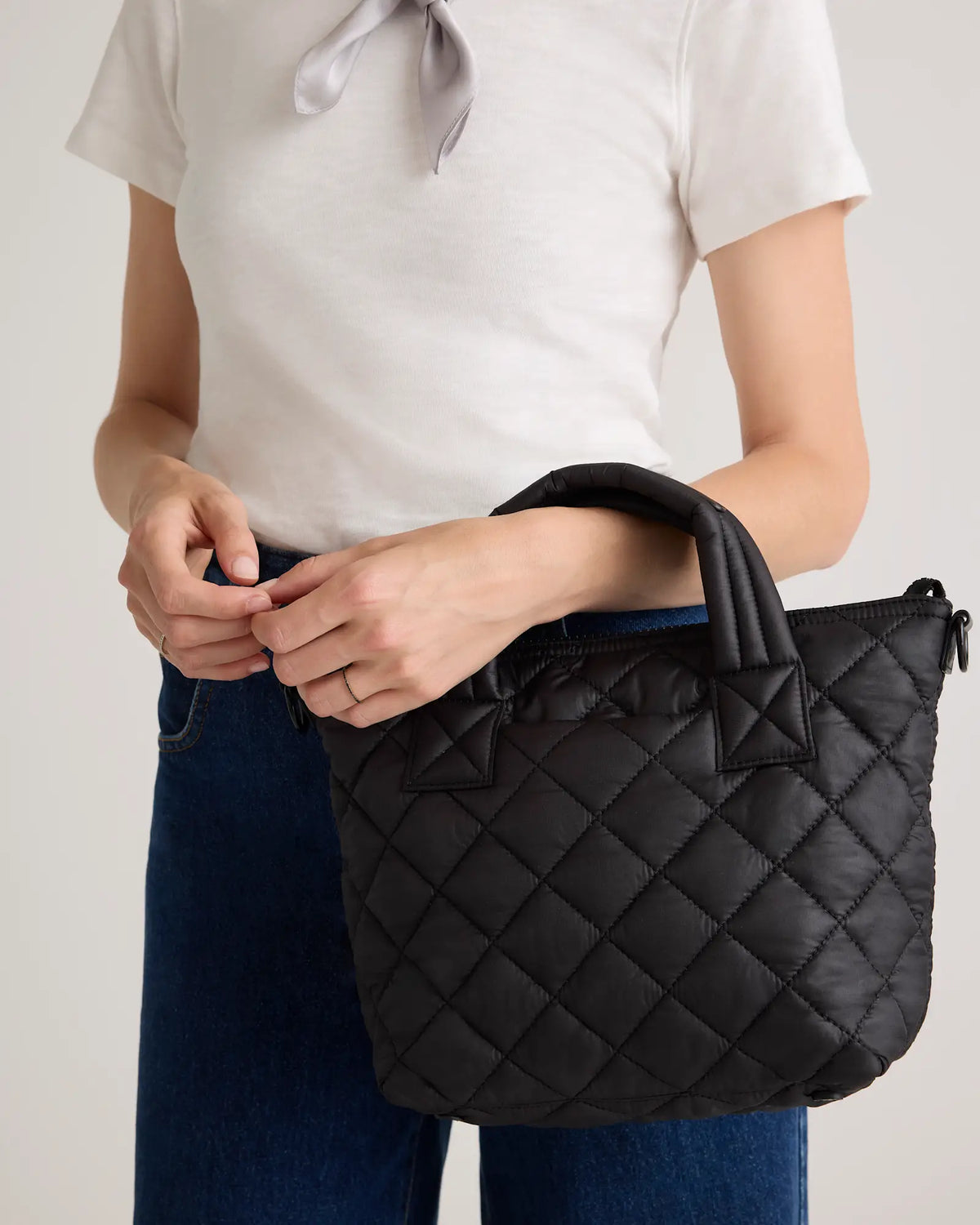 Transit Quilted Small Crossbody Tote - US 5659