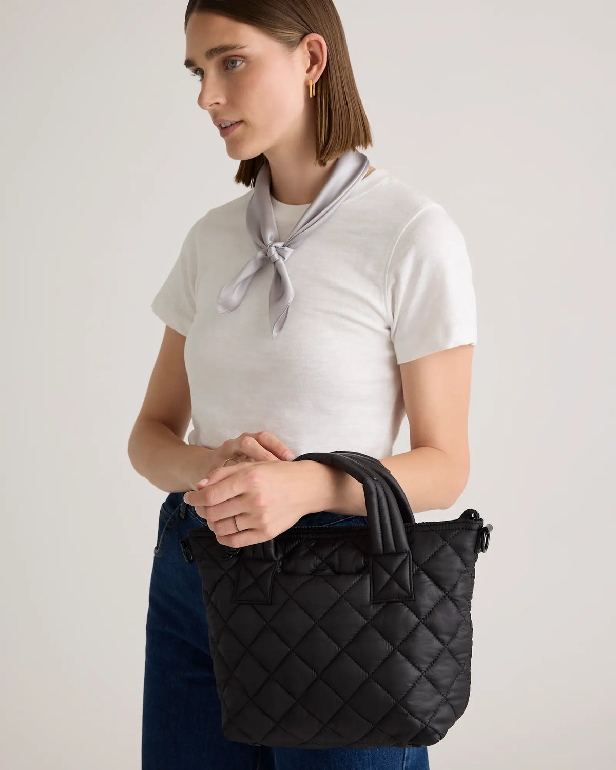Transit Quilted Small Crossbody Tote - US 5659