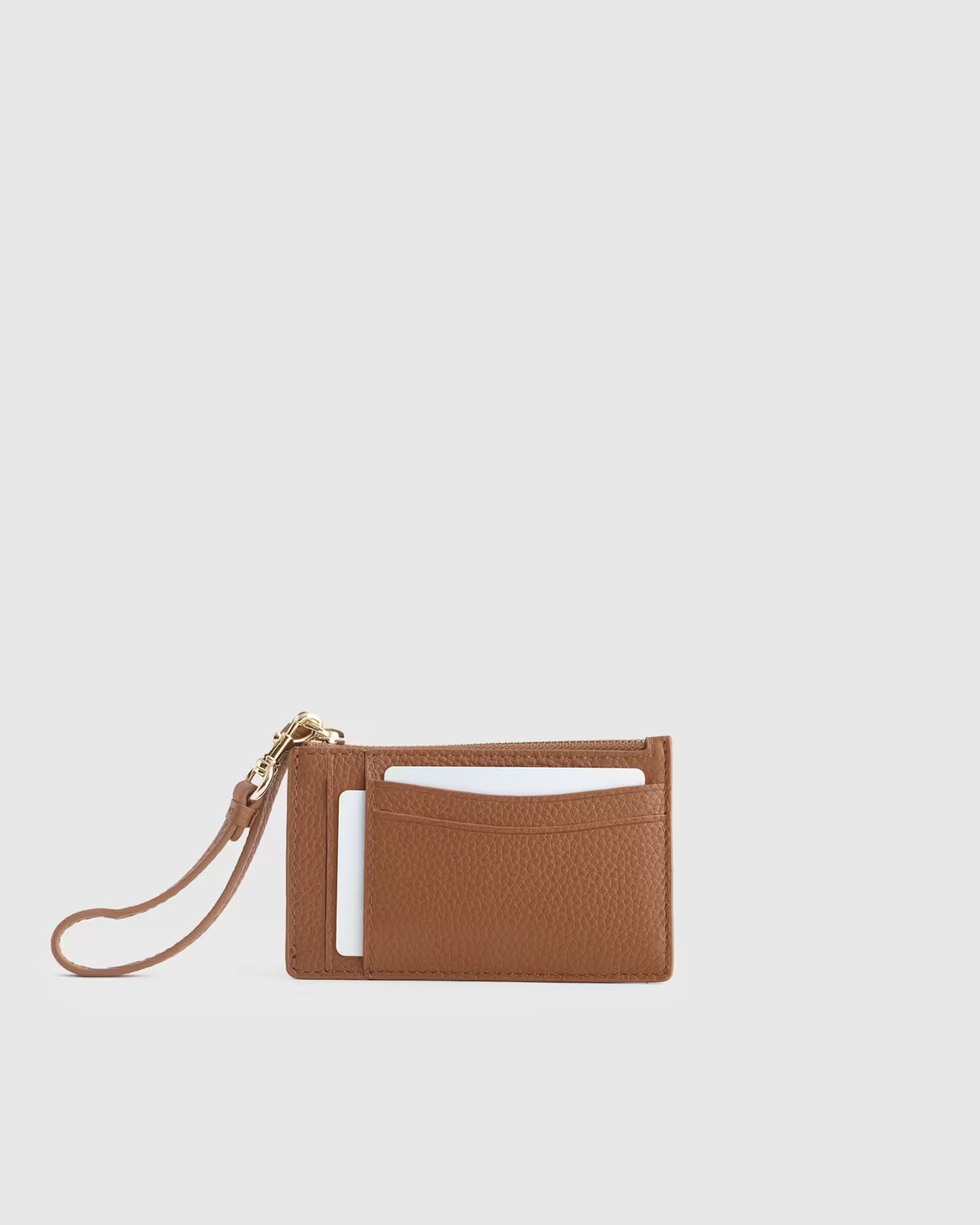 Italian Leather Card Case Wristlet - US 9821