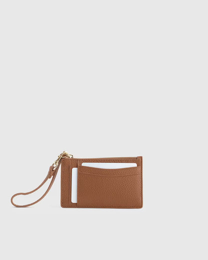 Italian Leather Card Case Wristlet - US 9821