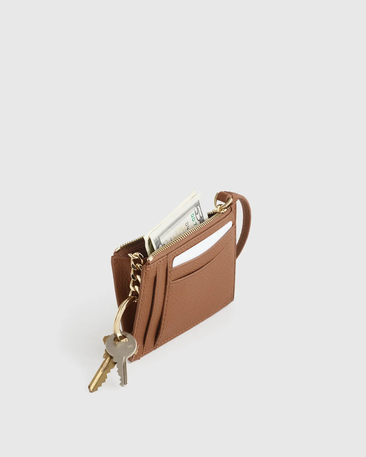 Italian Leather Card Case Wristlet - US 9821