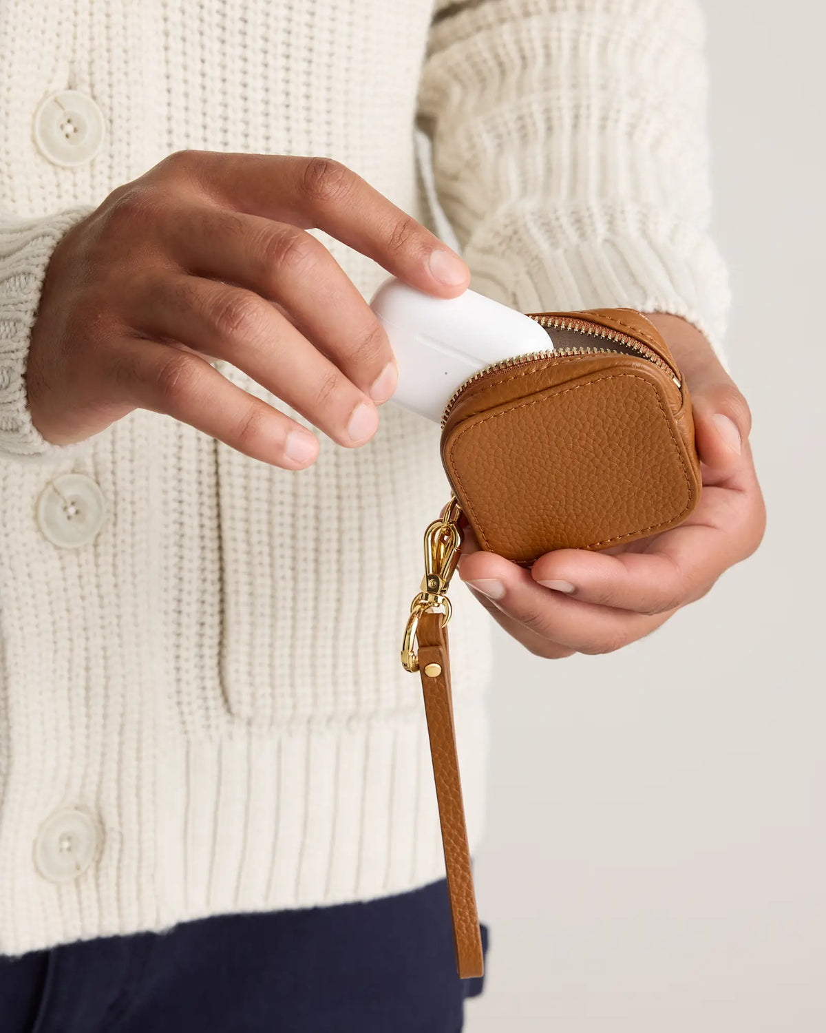 Italian Leather Zip Case - US 1905