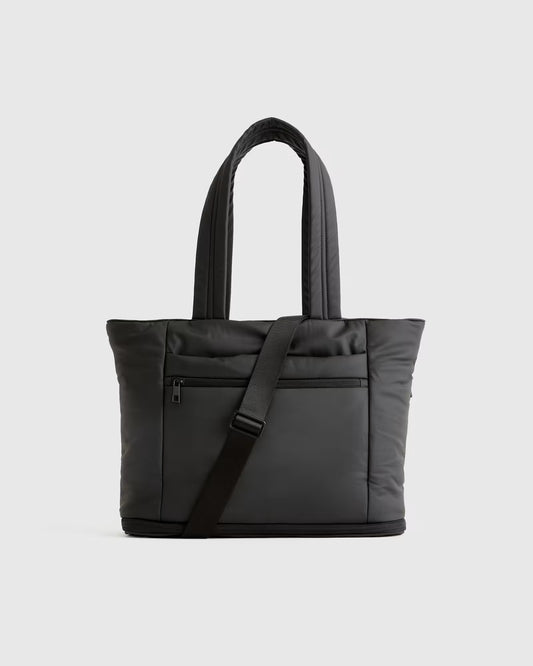 Water Repellent Puff Expandable Tote - US 9864