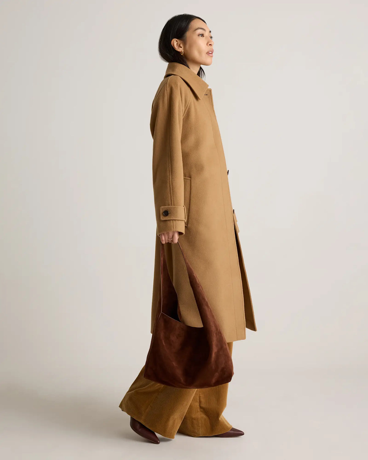 Esme Suede Shoulder Bag - US 7487