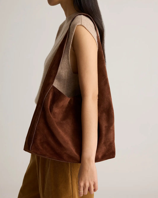 Esme Suede Shoulder Bag - US 7487
