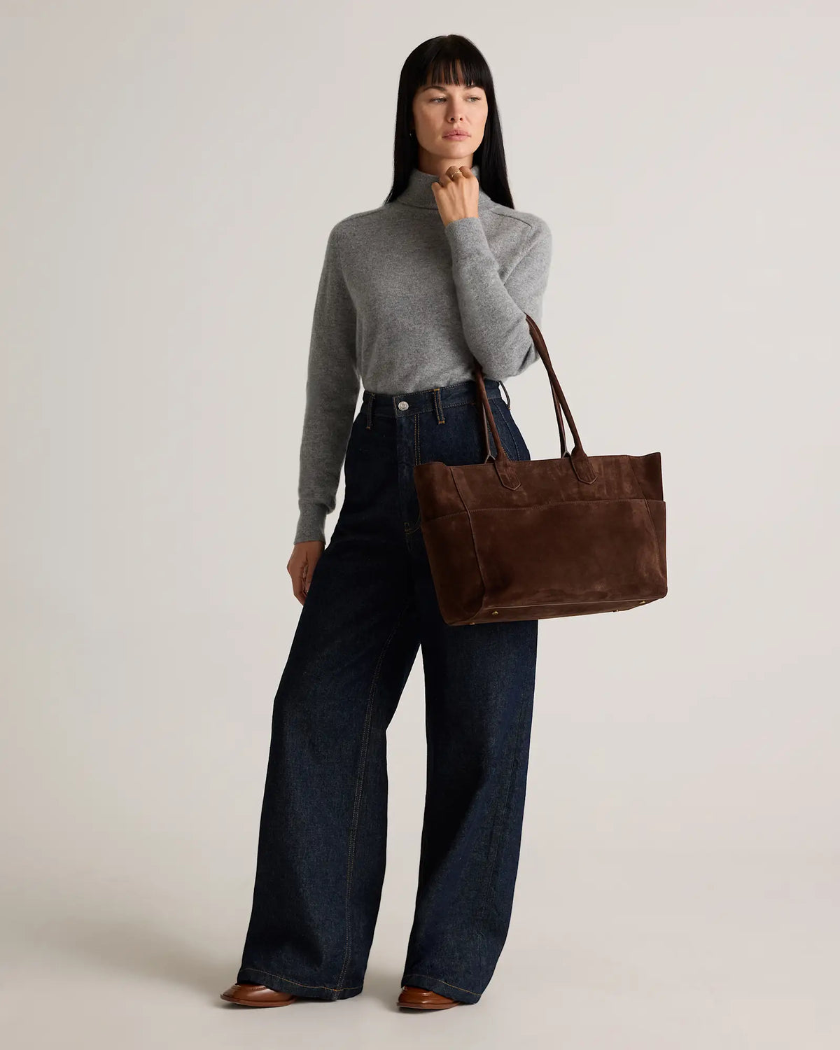 Hudson Suede Tote - US 1155