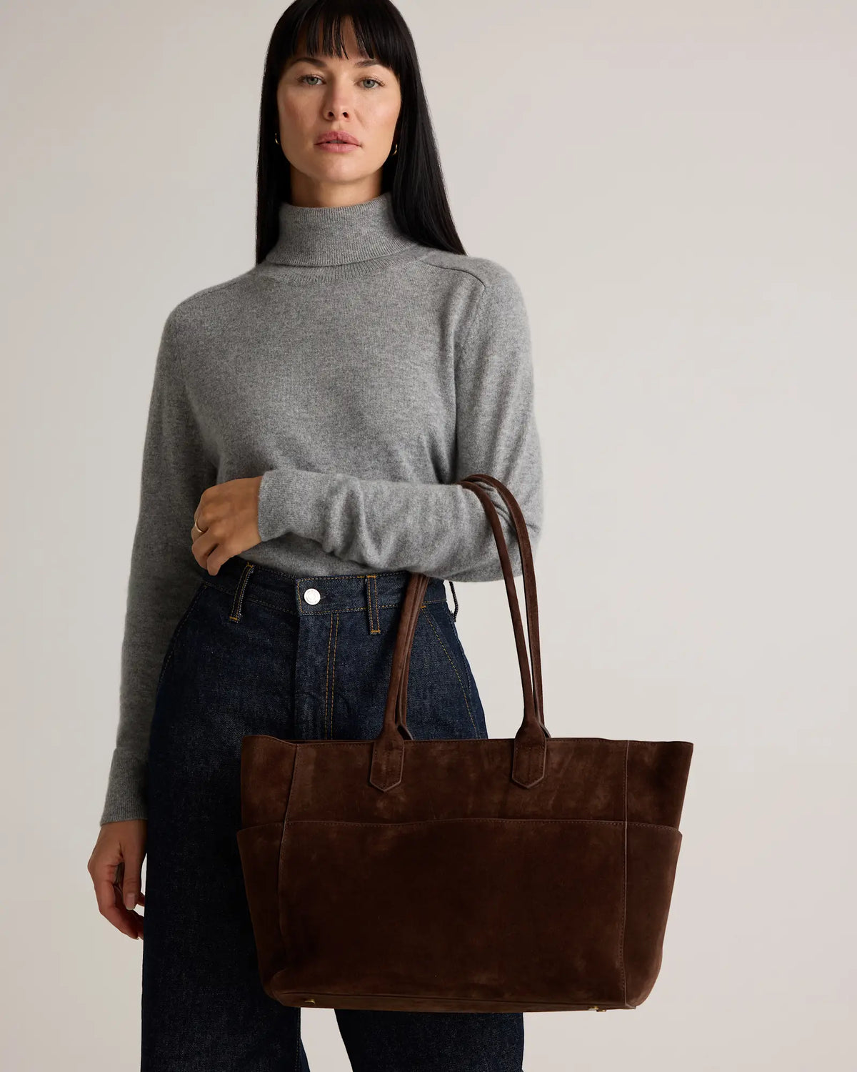Hudson Suede Tote - US 1155