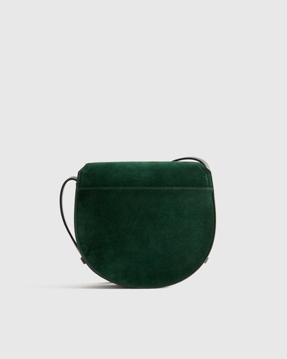 Italian Suede Saddle Bag - US 6967