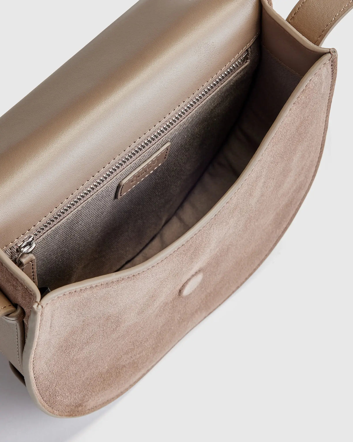 Italian Suede Saddle Bag - US 4505