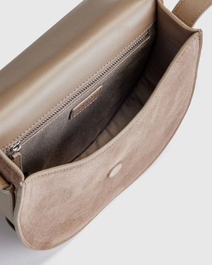 Italian Suede Saddle Bag - US 4505