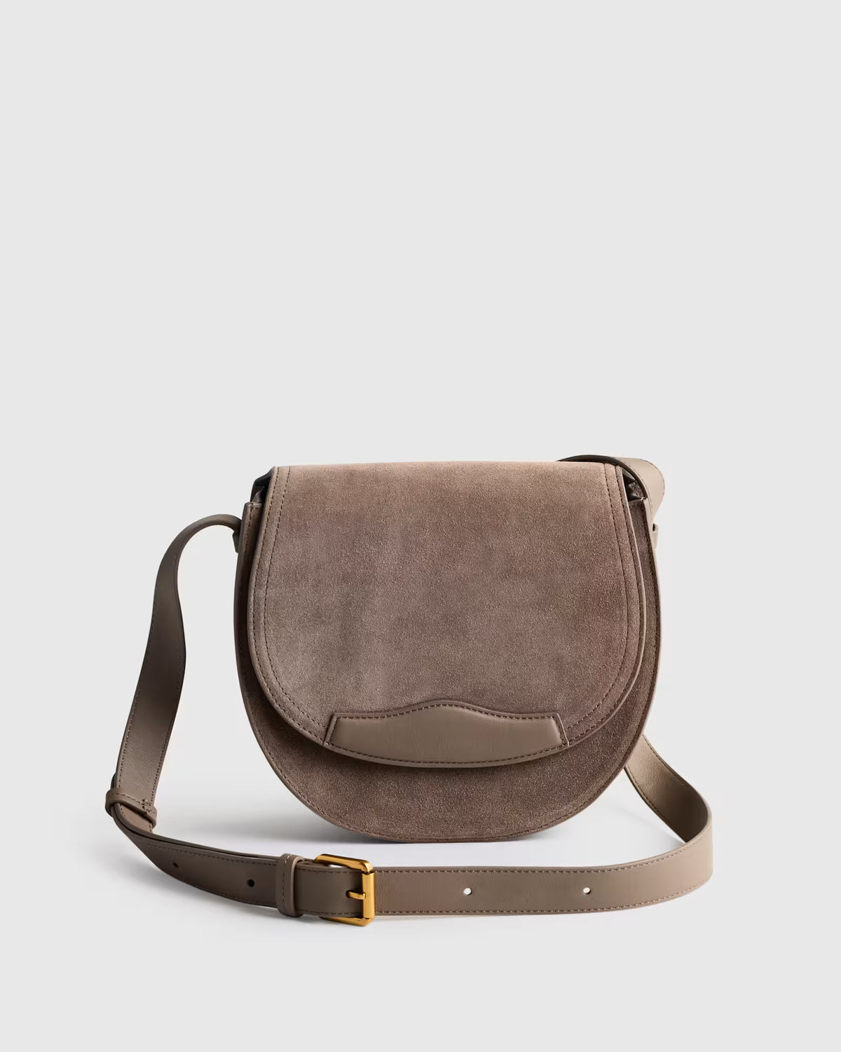 Italian Suede Saddle Bag - US 4505
