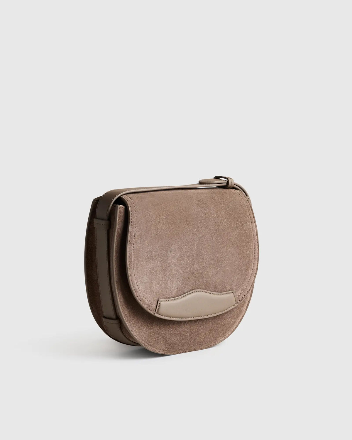 Italian Suede Saddle Bag - US 4505