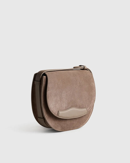 Italian Suede Saddle Bag - US 4505