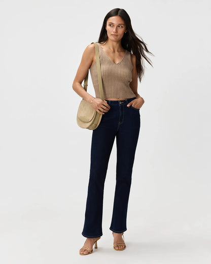 Italian Suede Saddle Bag - US 9571