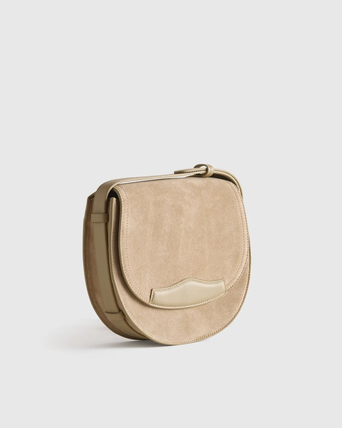 Italian Suede Saddle Bag - US 9571
