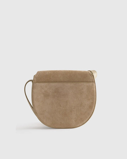 Italian Suede Saddle Bag - US 9571