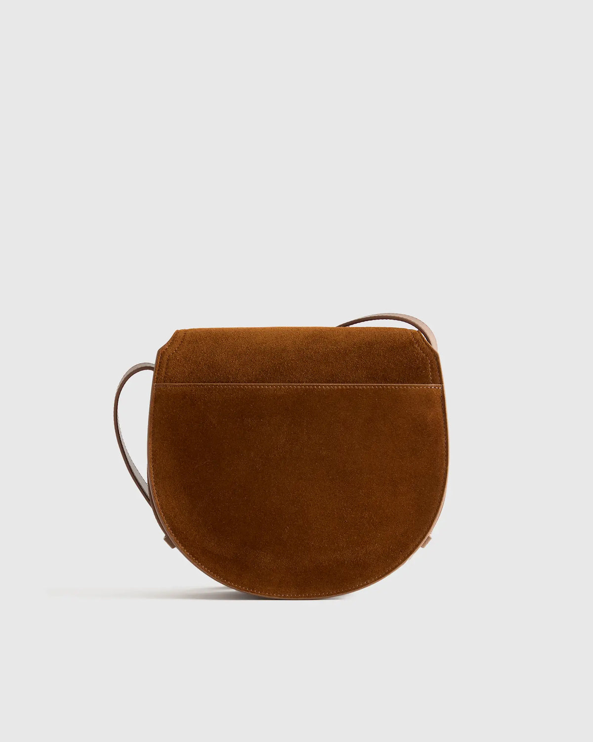 Italian Suede Saddle Bag - US 1207