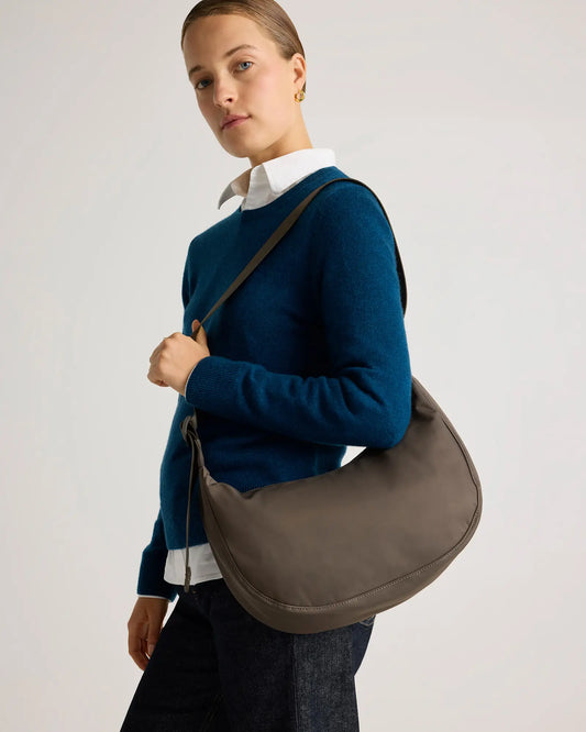 Revive Nylon Crescent Shoulder Bag - US 8887