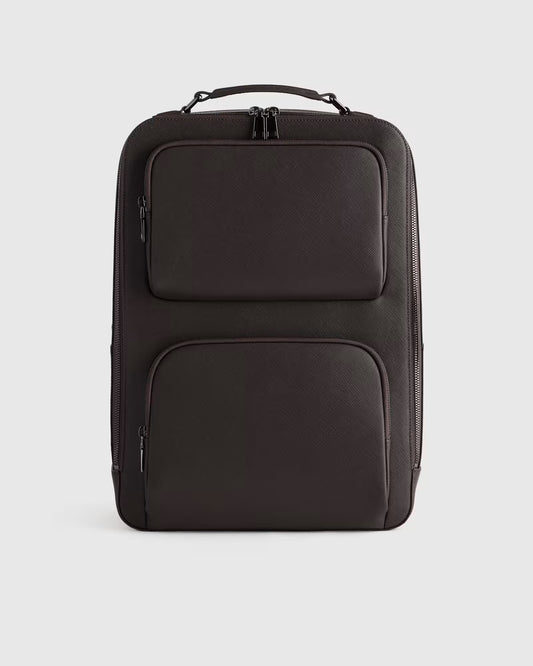 Italian Saffiano Laptop Backpack - US 6664