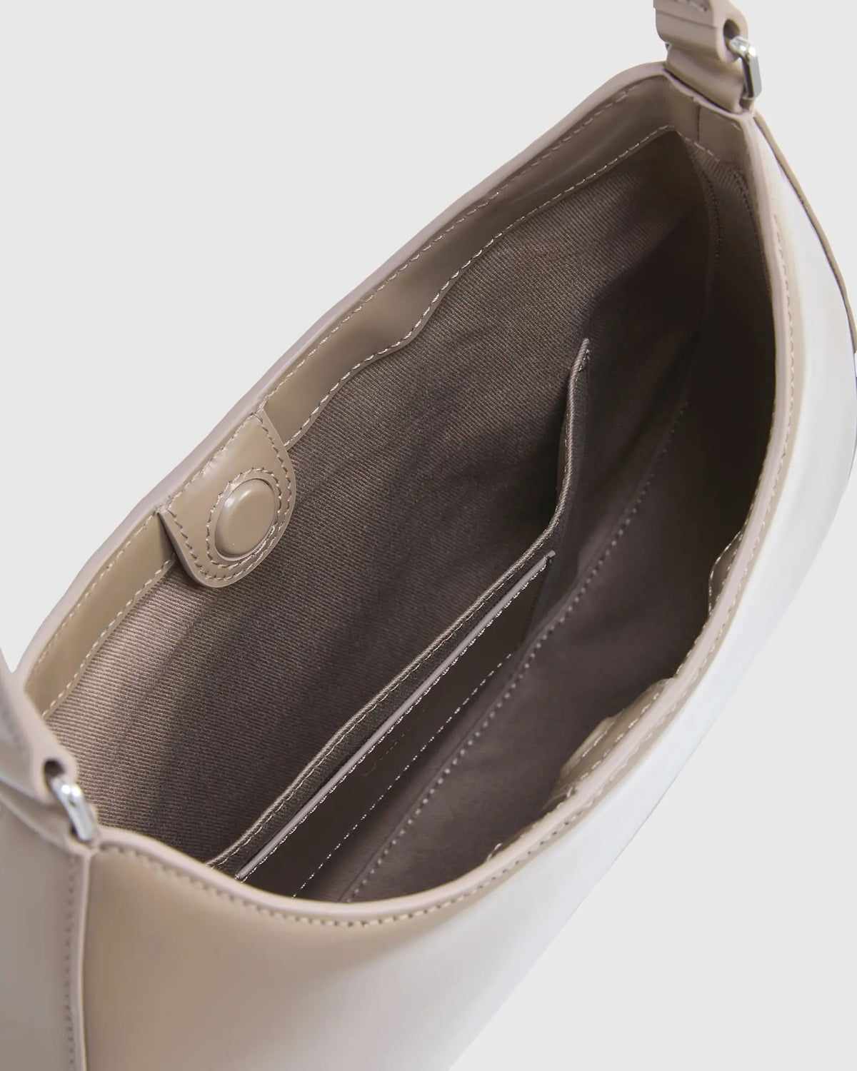 Italian Abrasivato Leather Shoulder Bag - US 2166