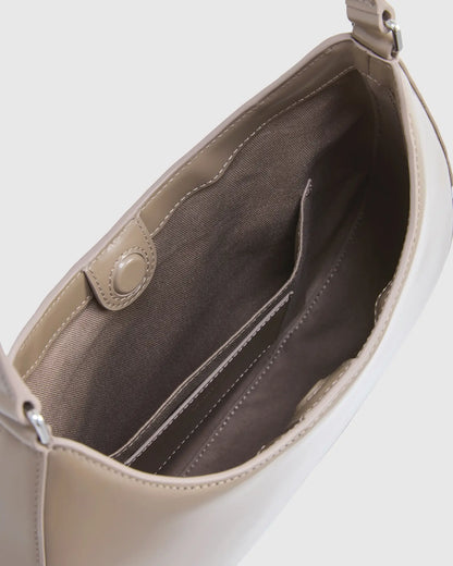 Italian Abrasivato Leather Shoulder Bag - US 2166
