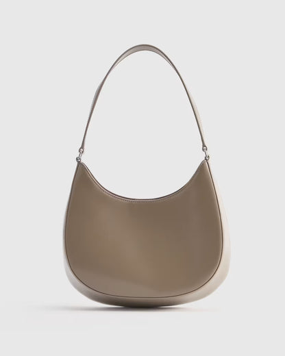 Italian Abrasivato Leather Shoulder Bag - US 2166