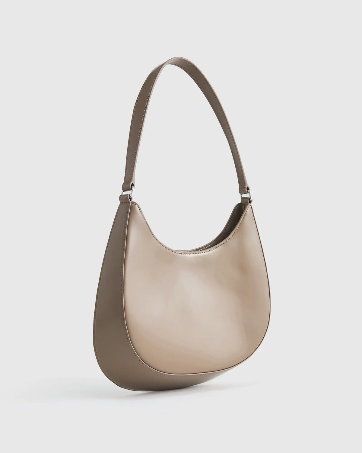 Italian Abrasivato Leather Shoulder Bag - US 2166