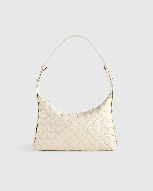 Italian Leather Handwoven Mini Bag - US 3654