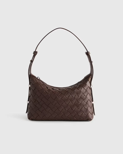 Italian Leather Handwoven Mini Bag - US 3639