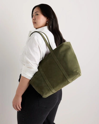 Italian Suede Everyday Tote - US 9089