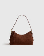 Sutton Suede Small Shoulder Bag - US 5830