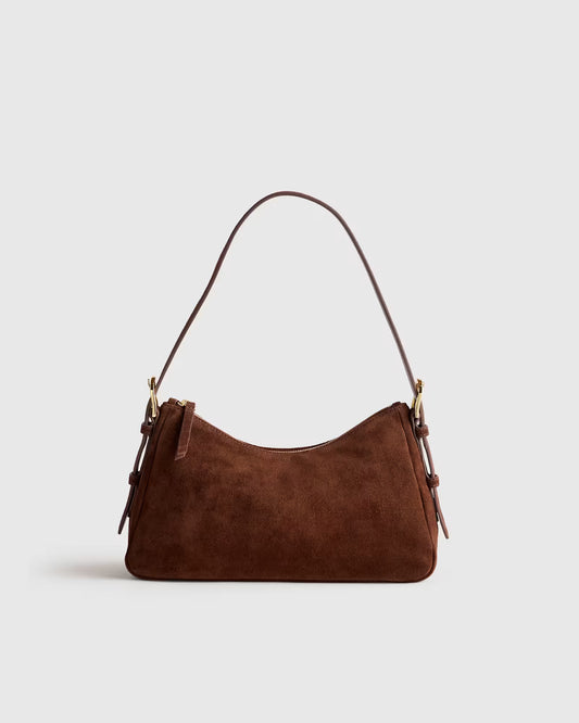 Sutton Suede Small Shoulder Bag - US 5830